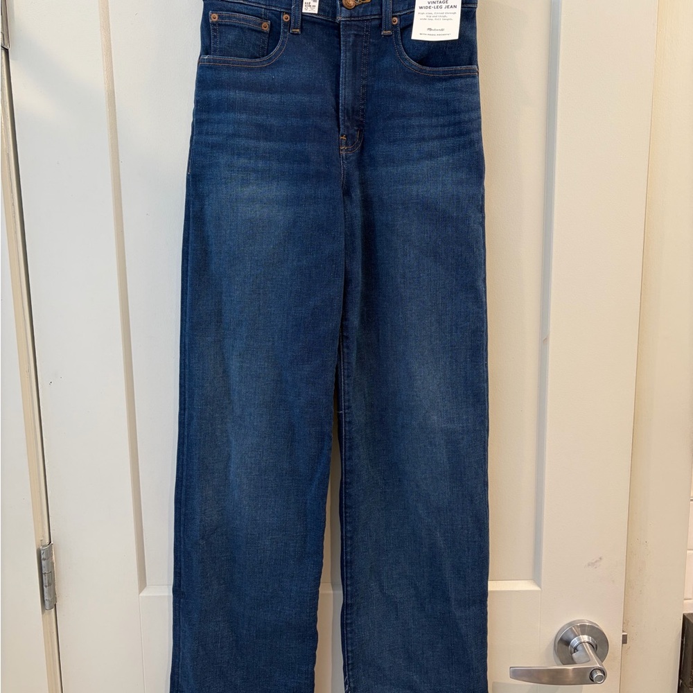 Madewell Dark Blue Flare Jeans